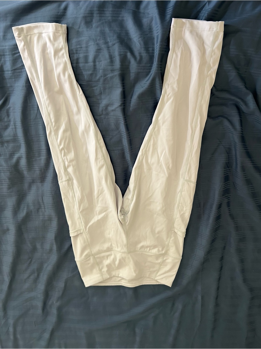 White Women's High-Waist Leggings